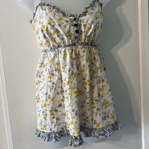 Forever 21/Faith 21 Plus ~ 97% Cotton ~ Floral Adorable Top - Picture 1 of 8